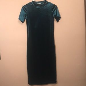 Zara velvet dress